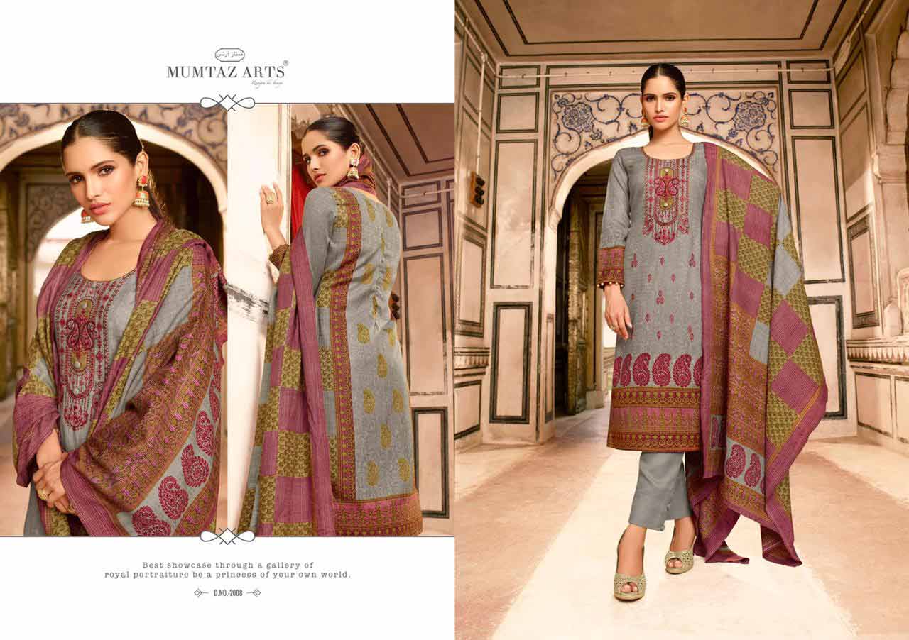 Mumtaz Art Cashmere Vol 1 Karachi Work Suit Mumtaz Art Cashmere Vol 1 Karachi Work Suit